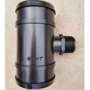 软袋中心阳螺纹三通